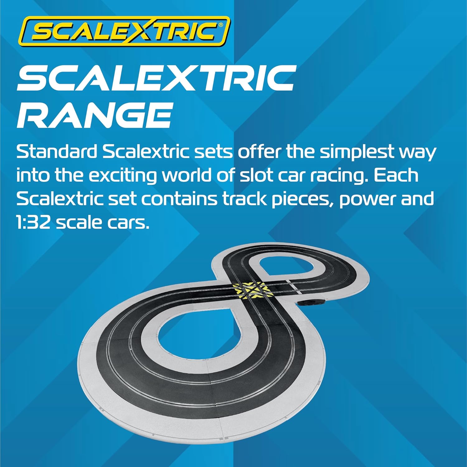 Scalextric Racing Track Sets for Kids - Drift 360 Cars Speed Track - Electric Race Tracks for Boys & Girls 5+, Slot Car Race Tracks - 1:32 Scale Mini Car Racing Sets, Boys Birthday Gifts