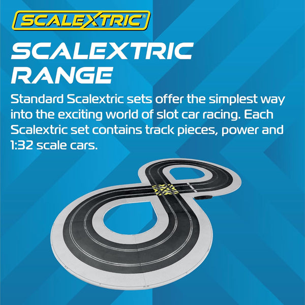 Scalextric Racing Track Sets for Kids - Drift 360 Cars Speed Track - Electric Race Tracks for Boys & Girls 5+, Slot Car Race Tracks - 1:32 Scale Mini Car Racing Sets, Boys Birthday Gifts