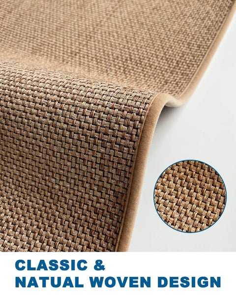 Artnice Kitchen Rug Mat Sets Non Slip Washable, Absorbent Floor Mats for Kitchen, Runner Rugs Set for Kitchen, Hallway, Dining Room, 44x77cm+44x120cm,