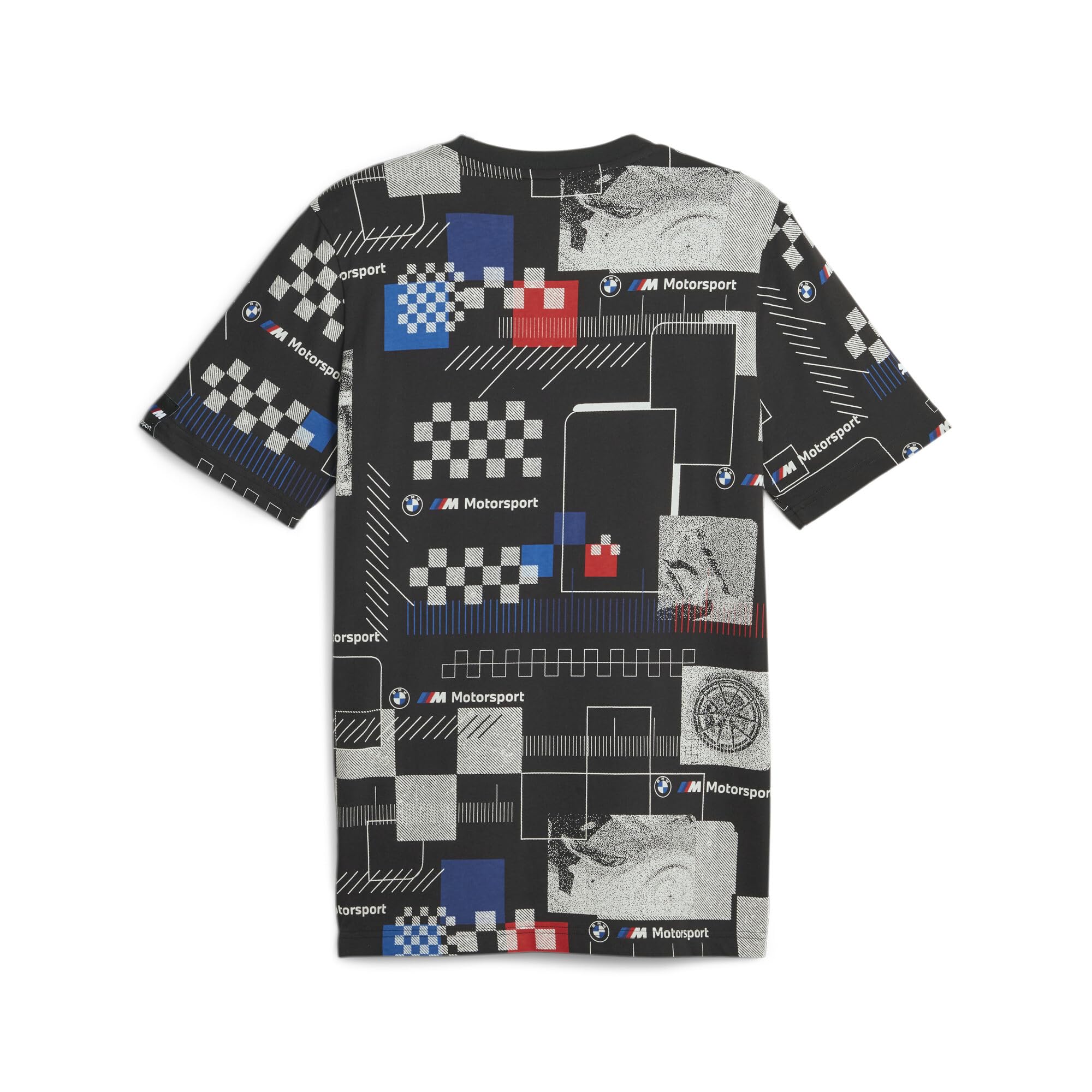PUMA Men's BMW M Motorsport All Over Print Tee T-Shirt
