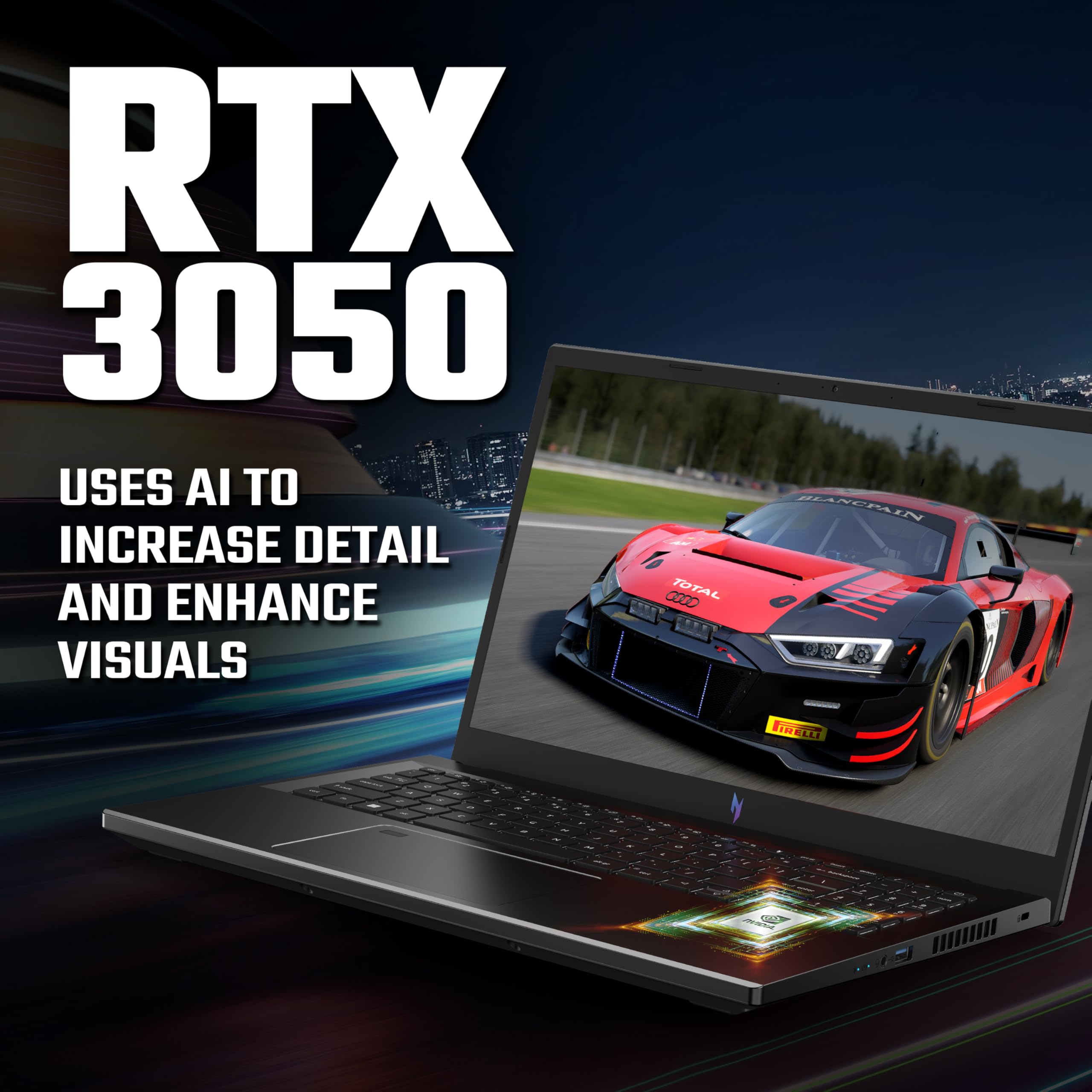 Acer Nitro V 15 ANV15-51 Gaming Laptop - Intel Core i5-13420H, 8GB, 512GB SSD, NVIDIA GeForce RTX 2050 4G, 15.6" Full HD IPS 144Hz, Windows 11, Black