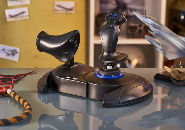 Thrustmaster T.Flight Hotas 4 - High-Precision Flight Stick with Throttle for PC, PS4, and PS5, PS5 Pro