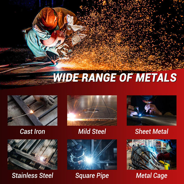 MIG Welder 135Amp: DEKO 220V Flux Core MIG/Lift TIG/Stick 3-in-1 Welding Machine IGBT Inverter Portable Kit with Welding Gun, Wire