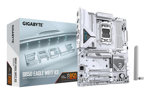 GIGABYTE B850 AORUS ELITE WIFI7 Motherboard - AMD Ryzen 9000 Series CPUs, 14+2+2 Phases Digital VRM, up to 8200MHz DDR5 (OC), 1xPCIe 5.0 + 2xPCIe 4.0 M.2, 2.5 LAN, WIFI 7, USB 3.2 Gen 2x2