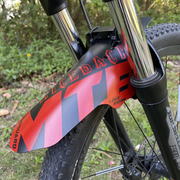 NICEDACK Mudguards Mountain Bike, 2 Pieces Mudguard Fit 20-29 Inch MTB Mudguard Front and Rear Compatible Bicycle Splash Guard