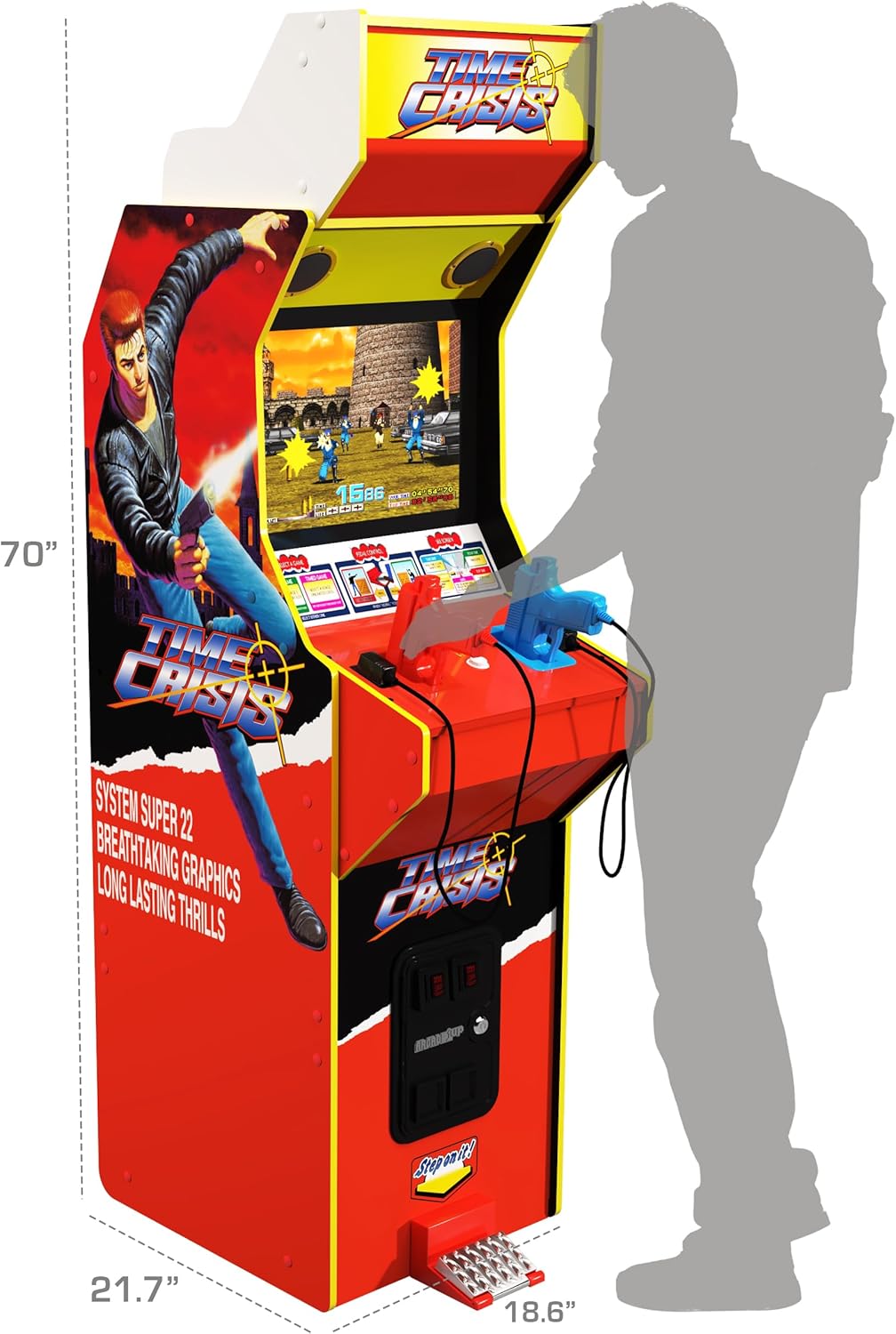 Arcade1Up TIME CRISIS Arcade Game