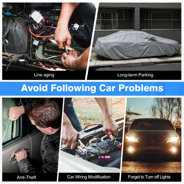 IMAYCC Kill Switch for Car, Remote Battery Disconnect Switch 12V 240A, Battery Iisolator 12V, Car Battery Kill Switch Anti Theft, Automatic Cut/Shut Off Switch for Auto,RV, ATV,Truck, Boat.