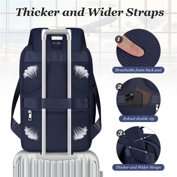 Cabin Bags 40x20x25 for Ryanair Underseat Carry-Ons Travel Backpack, Hand Luggage Backpack Cabin Size 20L, Laptop Backpacks Small Travel Bag