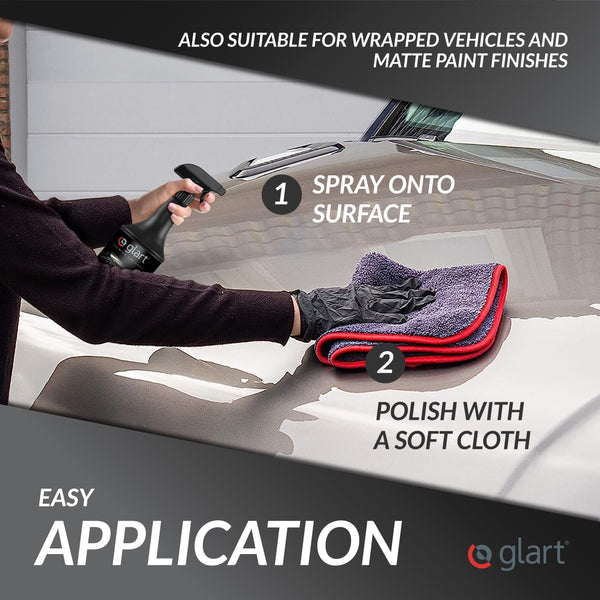 Glart Premium Invisible Car Glass Cleaner 500ml, for Windows, Rain, Glass Polish, Screen Wash