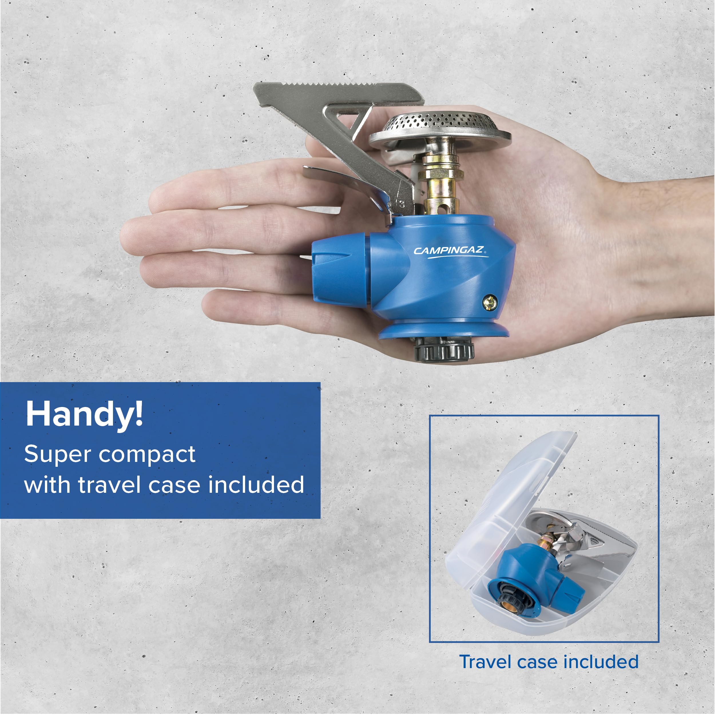 Campingaz Twister Plus Gas Stove | 1-burner camping stove for outdoor backpacking or festivals | Single burner | powerful output 2600 watts | carrybag included | runs off CV 470 gas cartridge