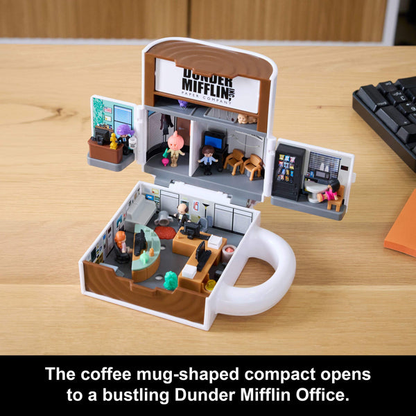 Polly Pocket Collector Playset, Stranger Things Compact with 6 Special Edition Character Dolls and 10 Accessories, HWP22