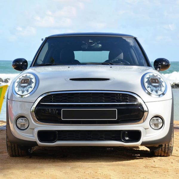 VLAND Full LED Headlight Compatible with Mini Clubman F54 & F55 F56 Hatch F57 convertible halogen 2014-2020, w/sequential indicator, Driver & Passenger Side, RHD