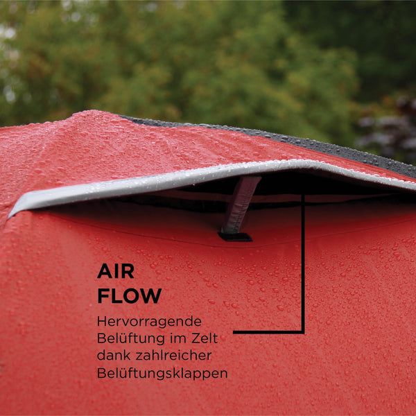 Coleman Tent The BlackOut | 3-4 man Festival Camping tent with BlackOut Bedroom Technology | extra dark bedrooms | 3-4 Person Dome Tent 100% waterproof with sewn in groundsheet