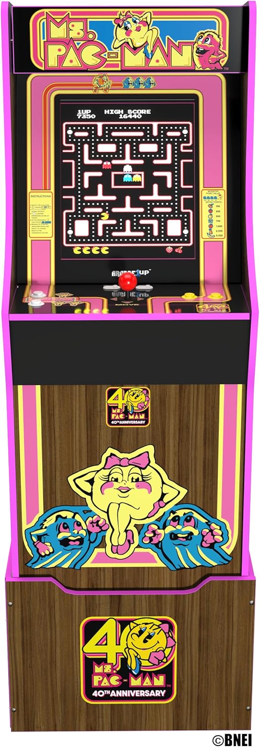 Arcade1Up Ms. Pac-Man 40th Anniversary