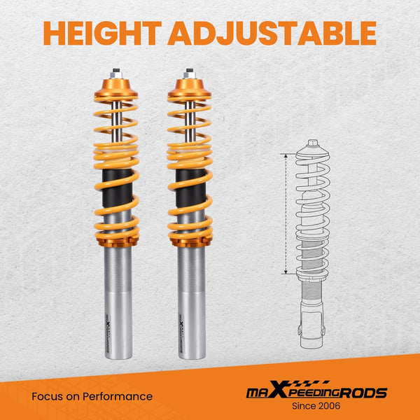 maXpeedingrods Coilovers Suspension Kit for Renault Clio MK2 BB, CB 1998-2005 BB CB SB0 Lowering Kit