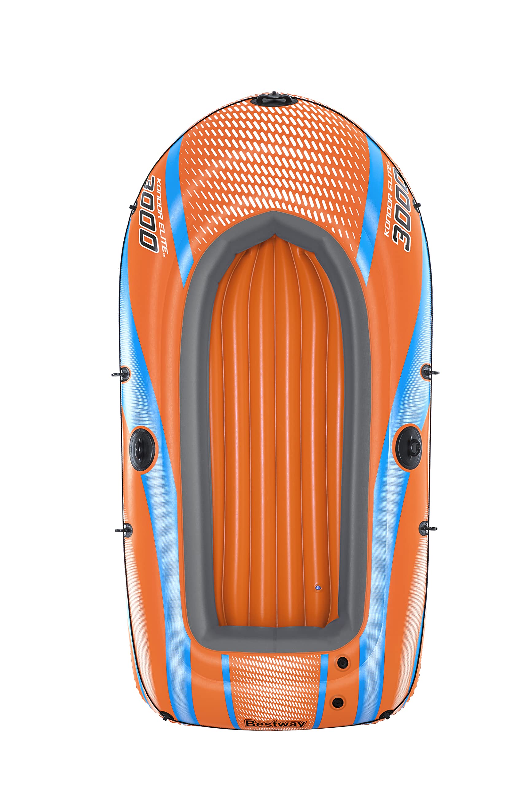 Bestway Inflatable Boat, Kondor Elite 2000, One-man Raft Heavy Duty Handles, Interlocking Valves, Multiple Sizes