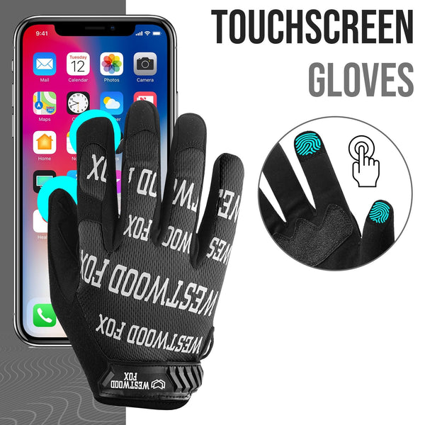 WESTWOOD FOX Gardening Working Gloves Garden Thorn Proof Flexible Heavy Duty Leather Mechanic Utility Dexterity Breathable Construction Gloves for Work Mens Women (Metallic Orange, L)