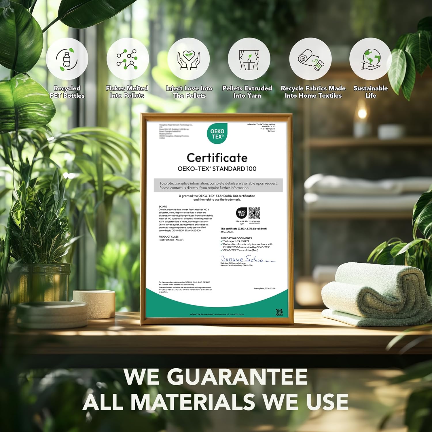 Deconovo Blackout Curtains Eyelet Super Soft Thermal Insulated Ring Top Blackout Curtains for Nursery 46 x 54 Drop Inch Dark Grey 2 Panels