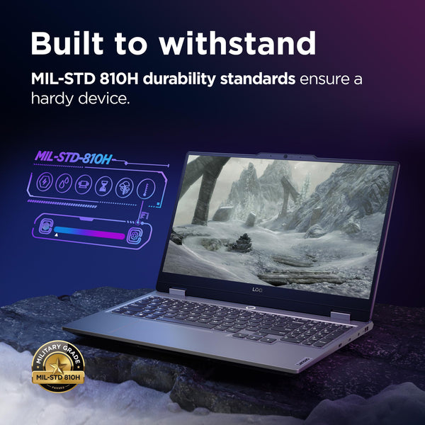 Lenovo LOQ Essential | 15 inch Full HD Gaming Laptop | Intel Core i5-12450HX | 16GB RAM | 1TB SSD | NVIDIA GeForce RTX 3050 | Windows 11 Home | Luna Grey