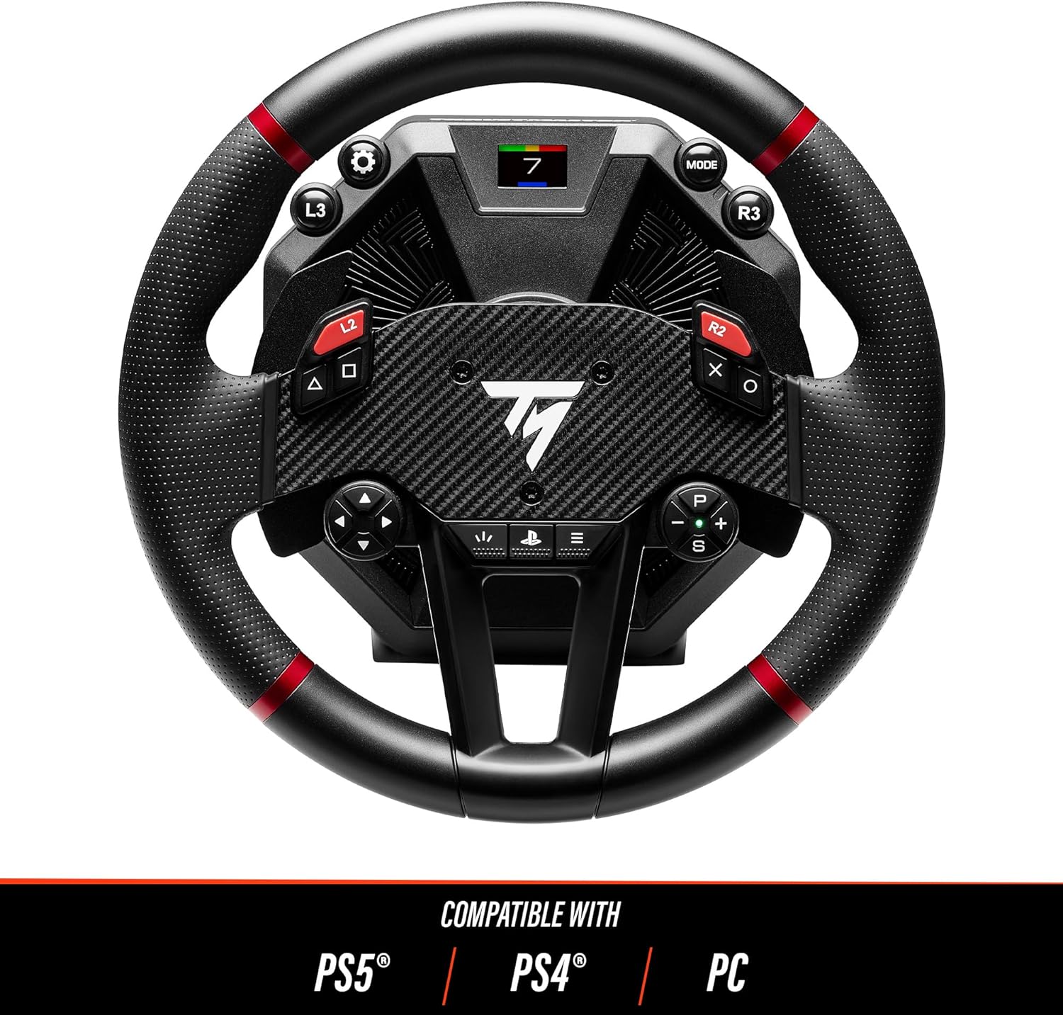 Thrustmaster T598, Direct Axial Drive Force Feedback Racing Wheel for PS5, PS4, PC