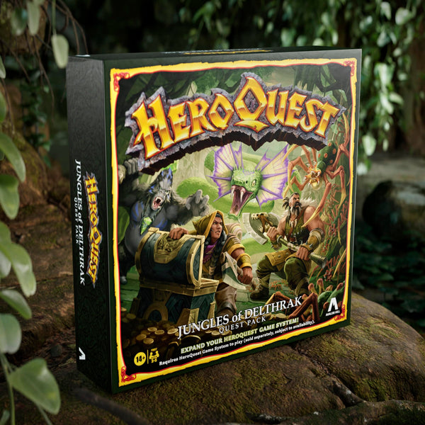 Avalon Hill HeroQuest Jungles of Delthrak Quest Pack, Requires HeroQuest Game System to Play, Roleplaying Games - English Version