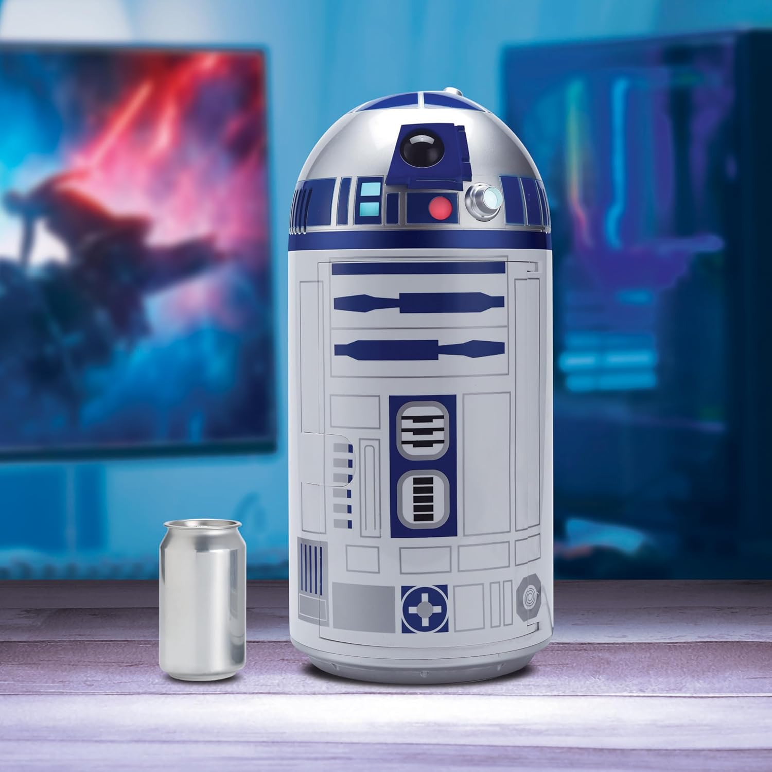Menkind UKONiC Star Wars R2-D2 Personal AC/DC Mini Fridge with Light and Sounds