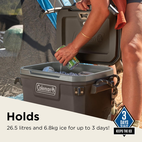 Coleman Convoy Heavy-Duty Insulated Hard Cooler with handles| large capacity| Keeps Ice for up to 5 Days| Full foam insulation| Large Durable Portable Cool Ice Box for Rugged Outdoor Use & Jobsites