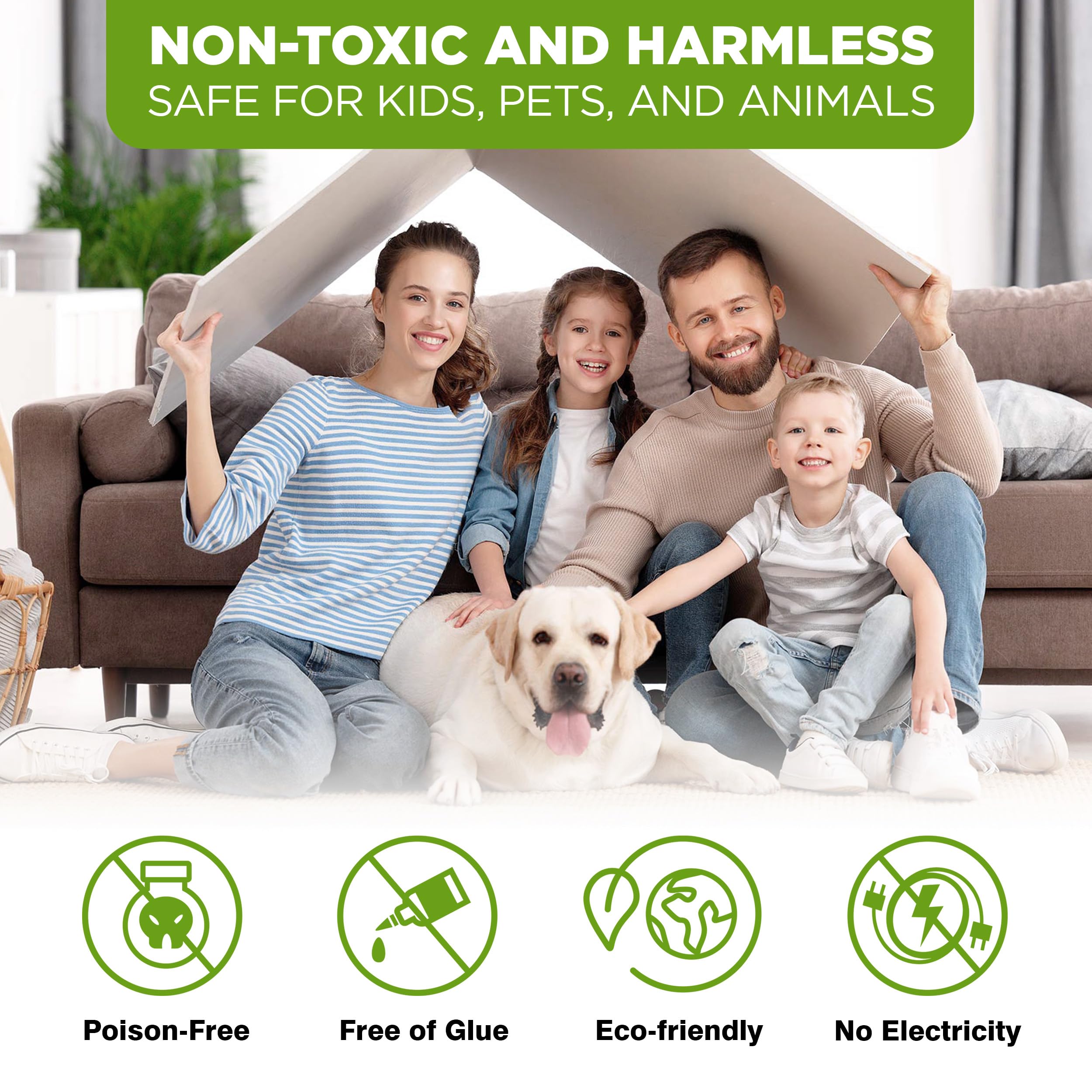 ISOTRONIC Catchy Katcha Bug Insect Spider Catcher with Magnifier Set of 3