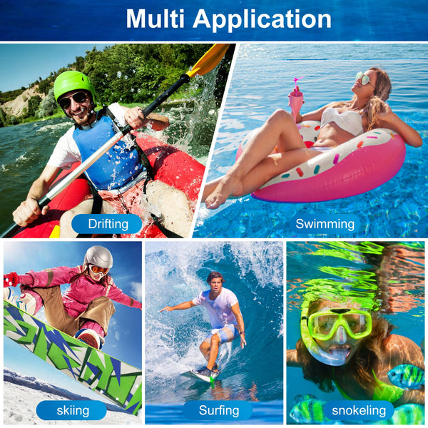 Floating Waterproof Phone Pouch, IPX8 Universal Waterproof Phone Case for Swimming Dry Bag Underwater for iPhone 16 Pro Max 15 Pro 14 Samsung S25 S24 S23 Ultra Huawei Xiaomi etc, Up to 6.9"