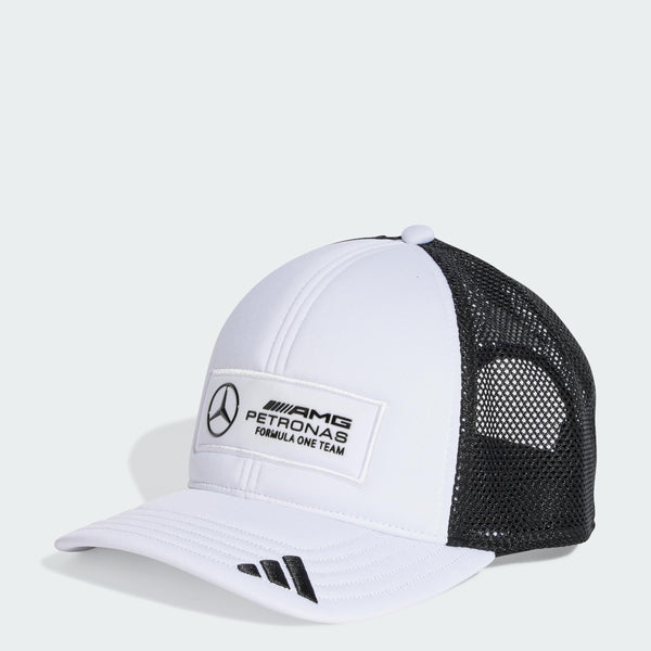 adidas Unisex Mercedes - Amg Petronas Formula One Team Snapback Logo Trucker Cap Baseball Cap