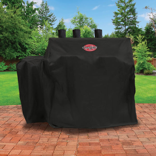Char Griller 5055 Grill Cover, Fits Dual Function 5030 2 Burner Gas-and-Charcoal Grill