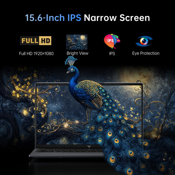 ACEMAGIC 15.6 inch FHD Laptop computer - Quad-Core N-97 Processor Up to 3.6GHz（Beat N5095） Laptop, 16GB DDR4 512GB SSD Notebook Computer, Support WiFi 5, BT5.0, 3*USB3.2, 5000mAh Battery