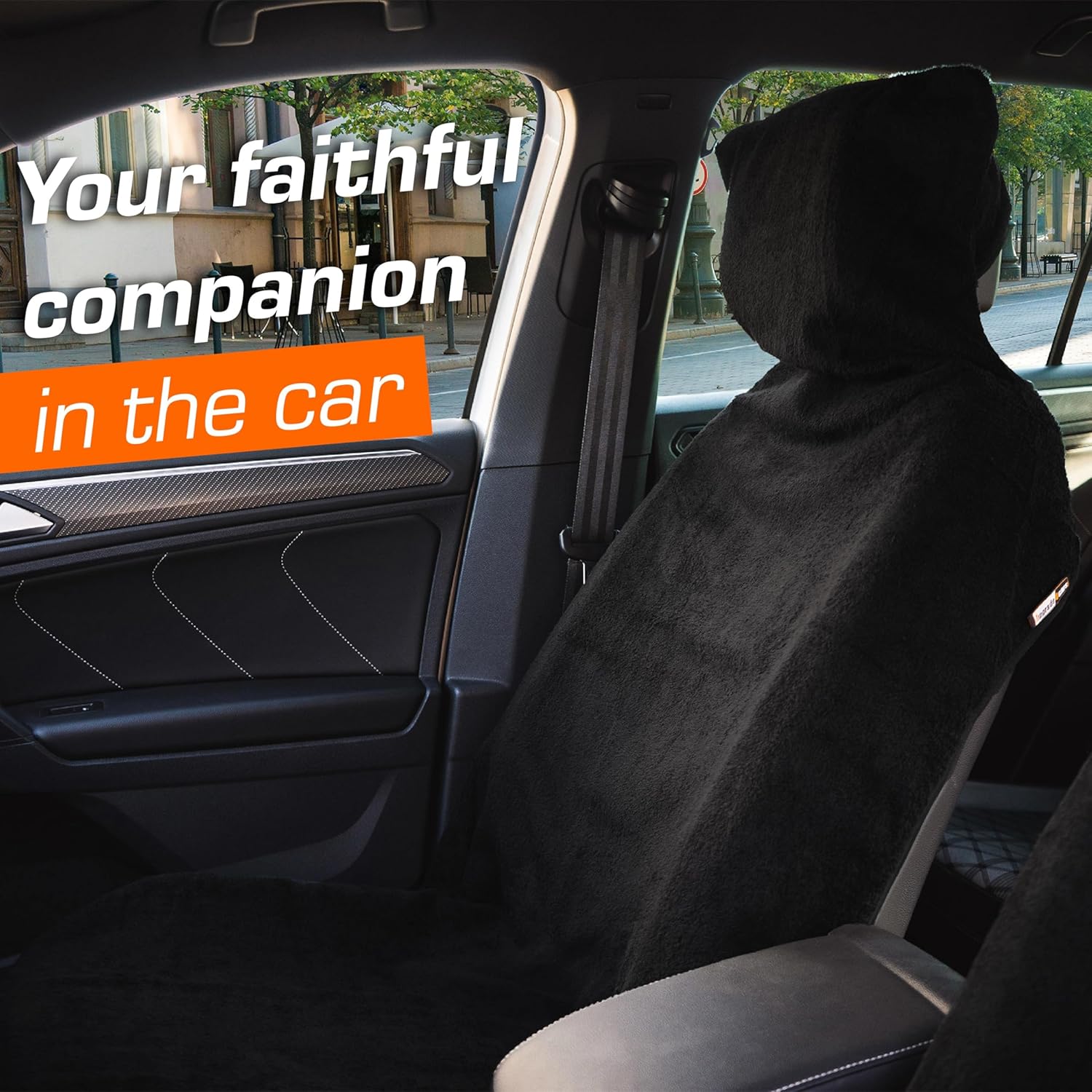 Upgrade4cars 2 x Terry Cloth Car Seat Cover Universal in Black | Anti Sweat Towel Seat Protector perfect for Summer & Sport