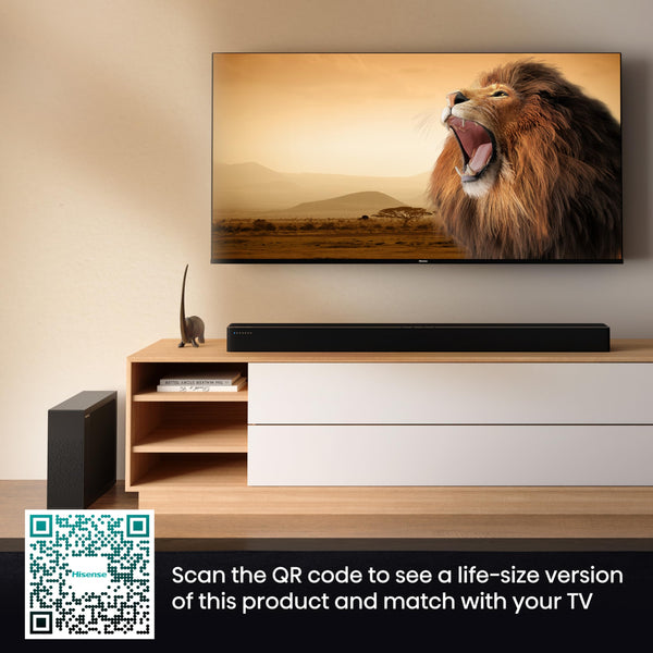 Hisense AX5125H 5.1.2 Channel 500W Dolby Atmos Soundbar with Wireless Subwoofer& Up Firing Speakers& Turly Wireless Rear Speakers