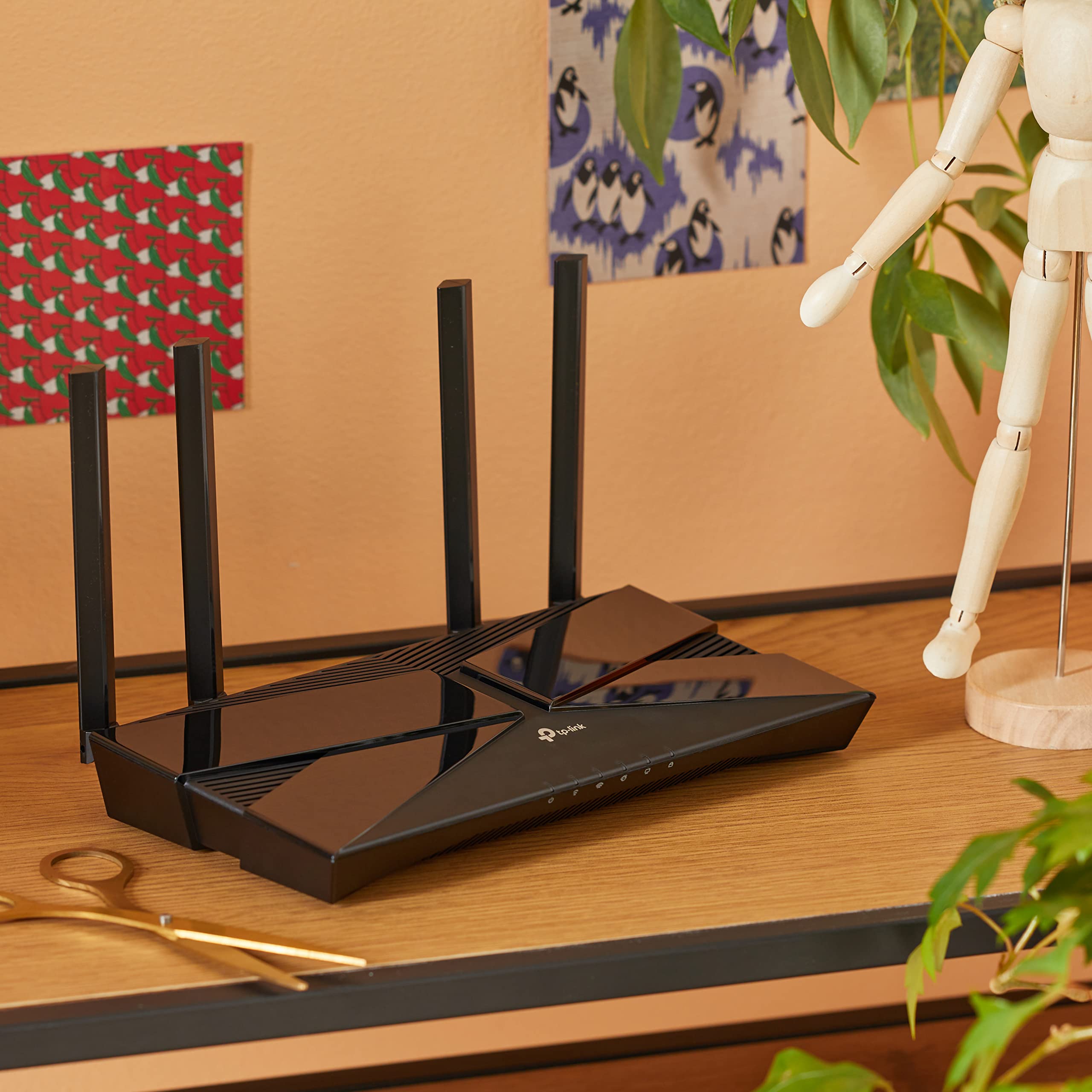 TP-Link Archer AX53 AX3000Mbps Dual-Band WiFi 6 Router, Fast Full Gigabit Ports, Ultra-Low Latency, EasyMesh Compatible, WPA3, Optimal for Gaming, Works with Alexa, Client & Server VPN