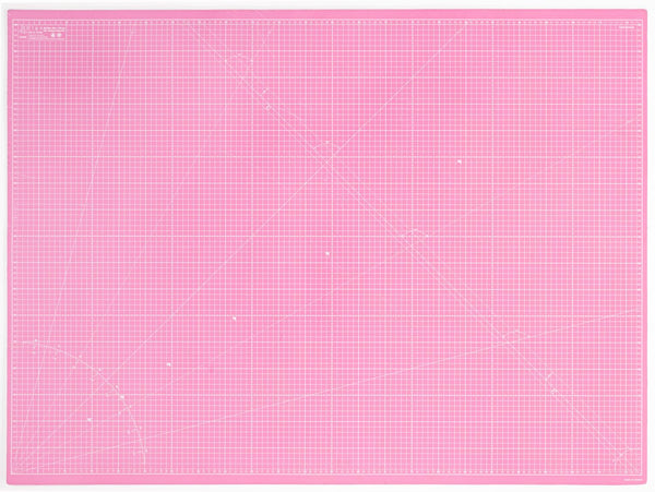 Elan A0 Cutting Mat Pink and Purple, 5-Ply Hobby Board for Crafts 120X90 CM, Extra Large Self Healing Cutting Mat A0, Extra Large Craft Board Pink