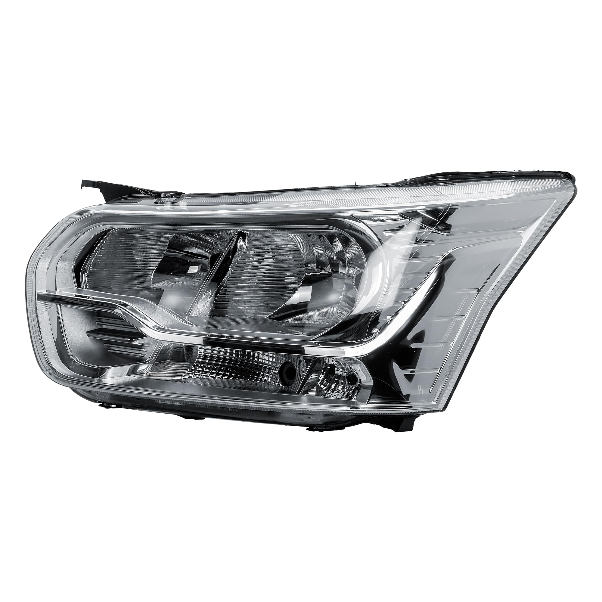 Replacement Passenger Left Side N/S Headlight Head Lamp Chrome Strip Electric Adjustment for Ford Transit MK8 2014-2025