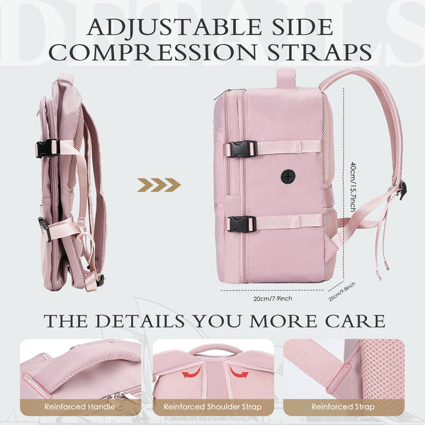 for Ryanair Cabin Bags 40x20x25 Underseat Cabin Bag Carry Ons Hand Luggage Bag Travel Backpack Cabin Size for Ryanair Backpack with Charging Hole