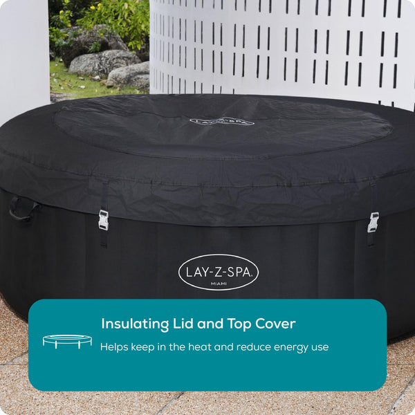 Lay-Z-Spa Boracay Smart Signature AirJetInflatable Hot Tub with App-Control 2-4 person