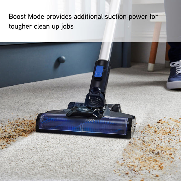 Vax Pace Plus Cordless Vacuum Cleaner, Lightweight 3.1kg, 40 Minute Runtime, Boost Mode, Captures up to 99% of Particles, Crevice & Stair Tools, CLSV-PAKA, Blue