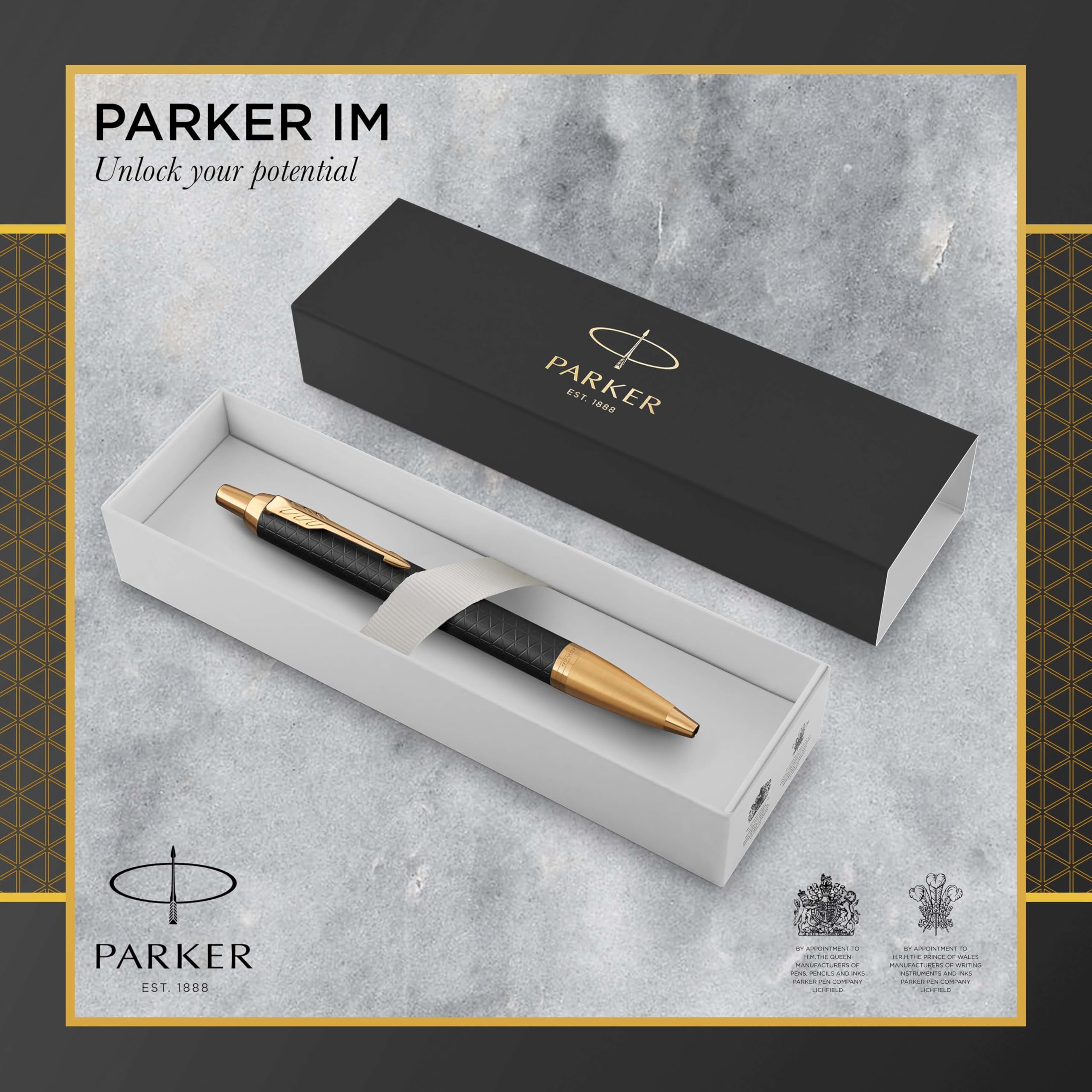 Parker IM Ballpoint Pen | Dark Espresso with Medium Point Blue Ink Refill | Gift Box
