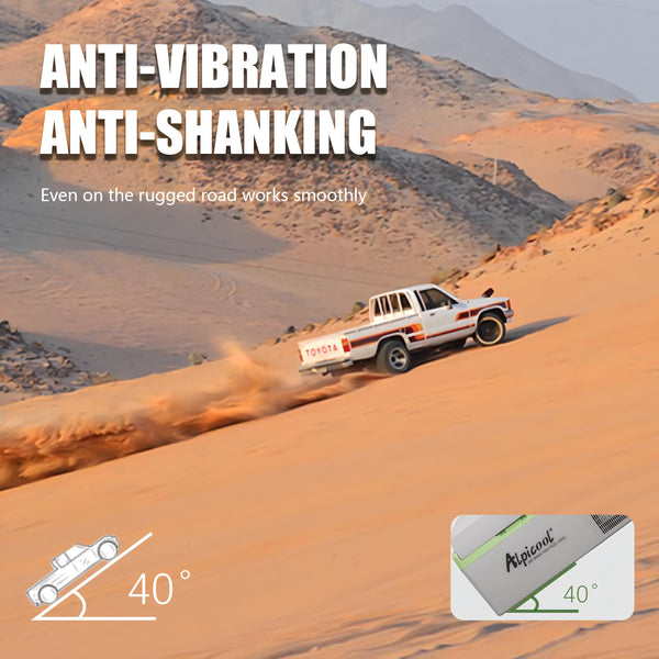 Alpicool C9PT 9L Compressor Car Fridge Freezer, DC 12v Camping Refrigerator, Portable Mini Cool Box for TruckCampervanRVBoat, -20℃ to 20℃