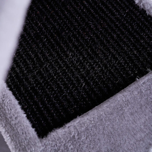 dibea Cat Scratcher Cat Tree Activity Centre Scratching Post 100 cm two coloured (grey/light-grey)