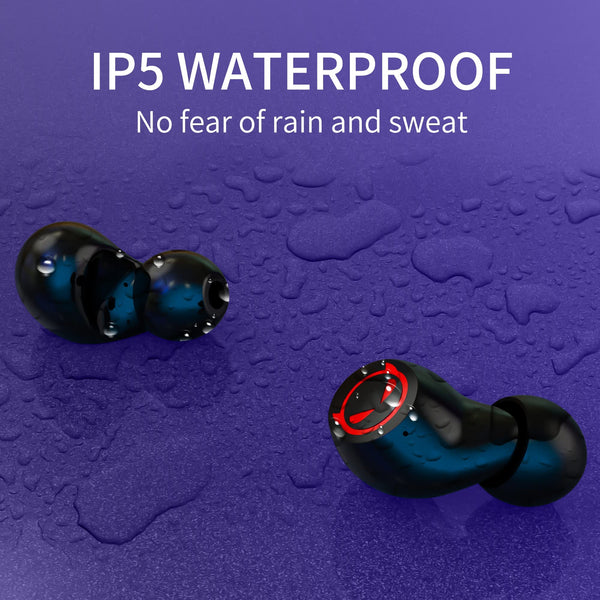 Earbuds for Kids Cute Design in-Ear Wireless Earphones for Kids Boys Adult Bluetooth 5.3 Waterproof Sport Stereo Headphones with Mic for Phone