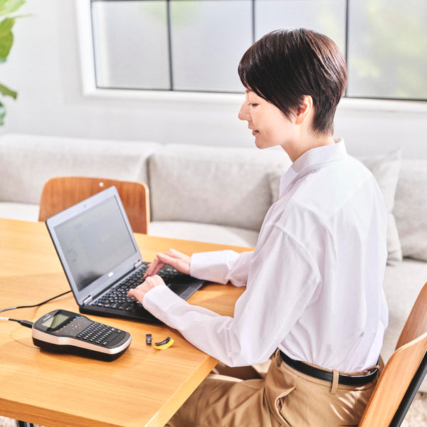 DYMO LabelManager 420P Label Maker | High Performance Rechargeable Portable Label Printer | Computer Connection | Print Barcodes, Logos & Graphics