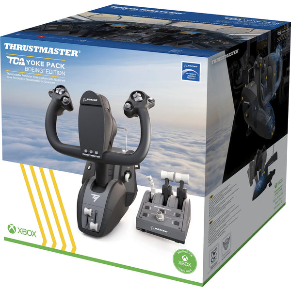 Thrustmaster TCA Yoke Pack - High-Precision Flight Controller and Throttle Quadrant with Official Boeing License for PC and Xbox Series X|S