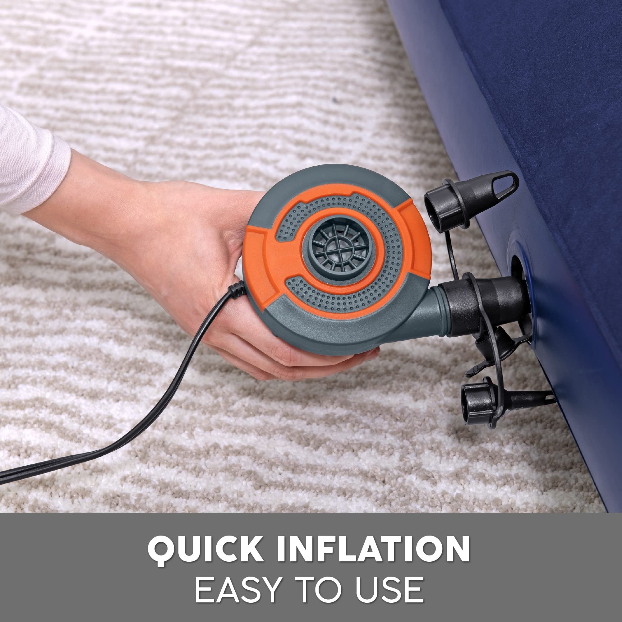 Bestway Single Airbed, Inflatable Air Mattress for One, Blow Up Camping Single Bed