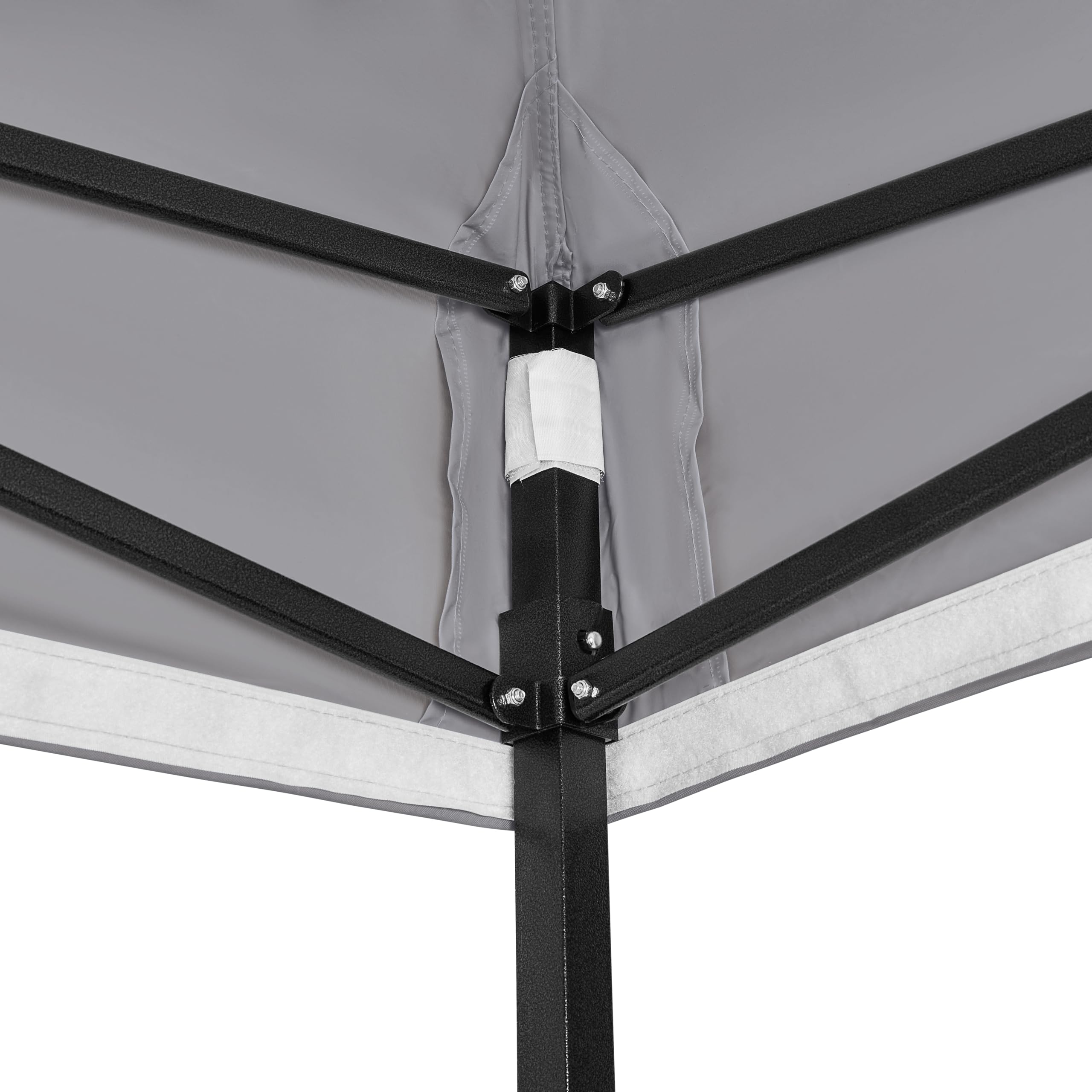 All Seasons Gazebos 3M x 6M Waterproof Gazebo Party Tent with Rustproof Frame and Wheeled Carry Bag (Metallic Grey)