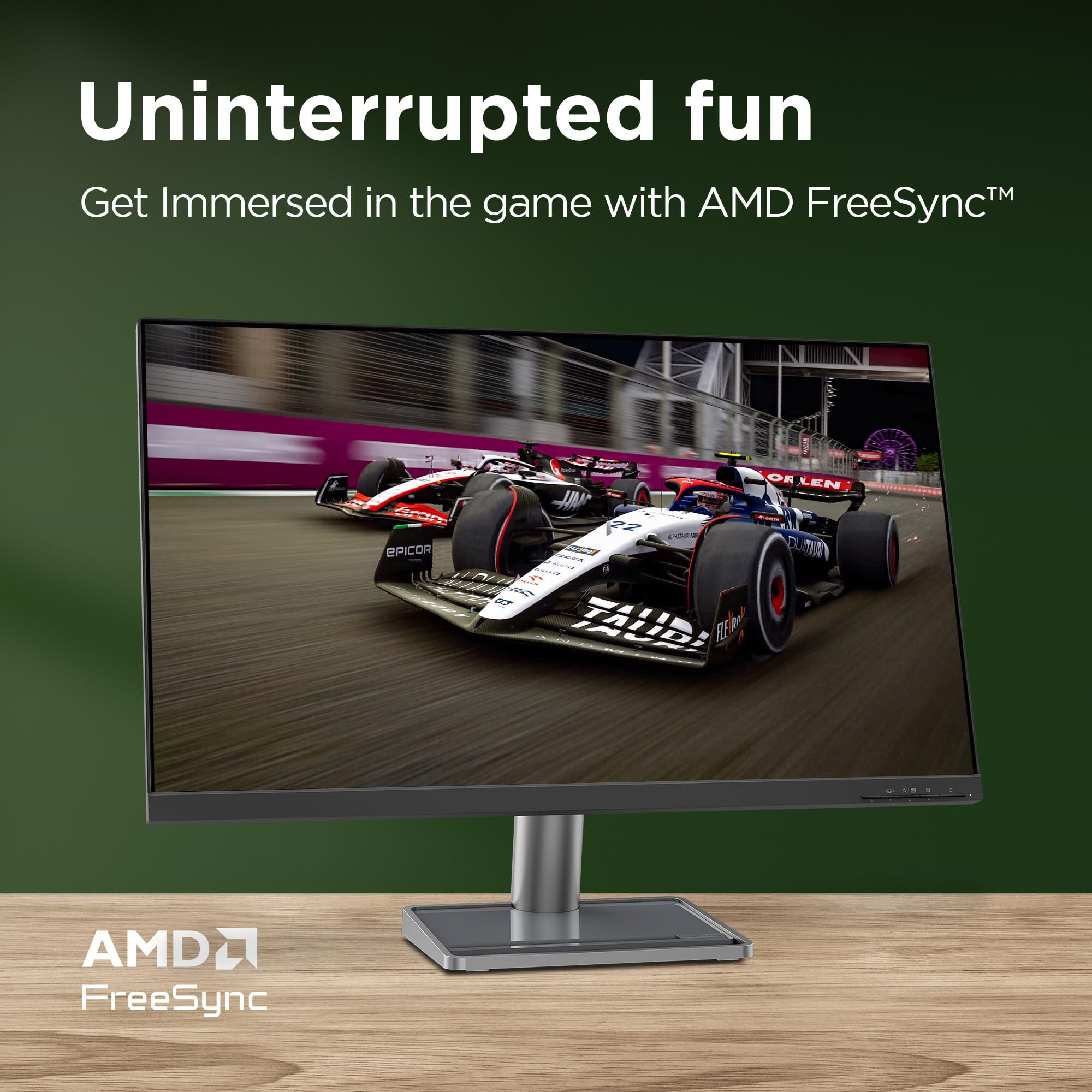 Lenovo L27i-4B 27 Inch PC Monitor | FHD, 1080p, 48-100Hz, IPS, 4ms, VGA and HDMI