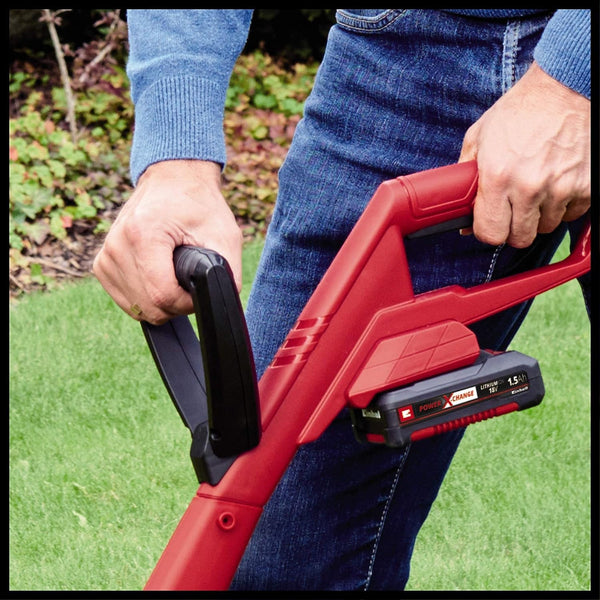Einhell Power X-Change Lightweight Cordless Strimmer - 18V Battery Grass Trimmer, 24cm Cutting Width, Includes 20 x Blades - GC-CT 18/24 Li P Solo